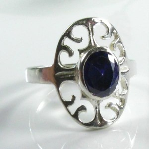 Ring i Sterling Silver med Ametist